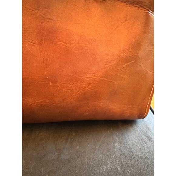 Patricia Nash Zancona Brown Leather Studs Bag - Picture 7 of 16